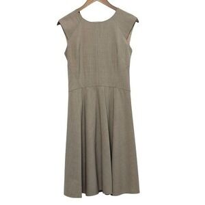 MM LaFleur Savannah Sheath Dress Taupe Cap Sleeve Business Size 2 NWT‎